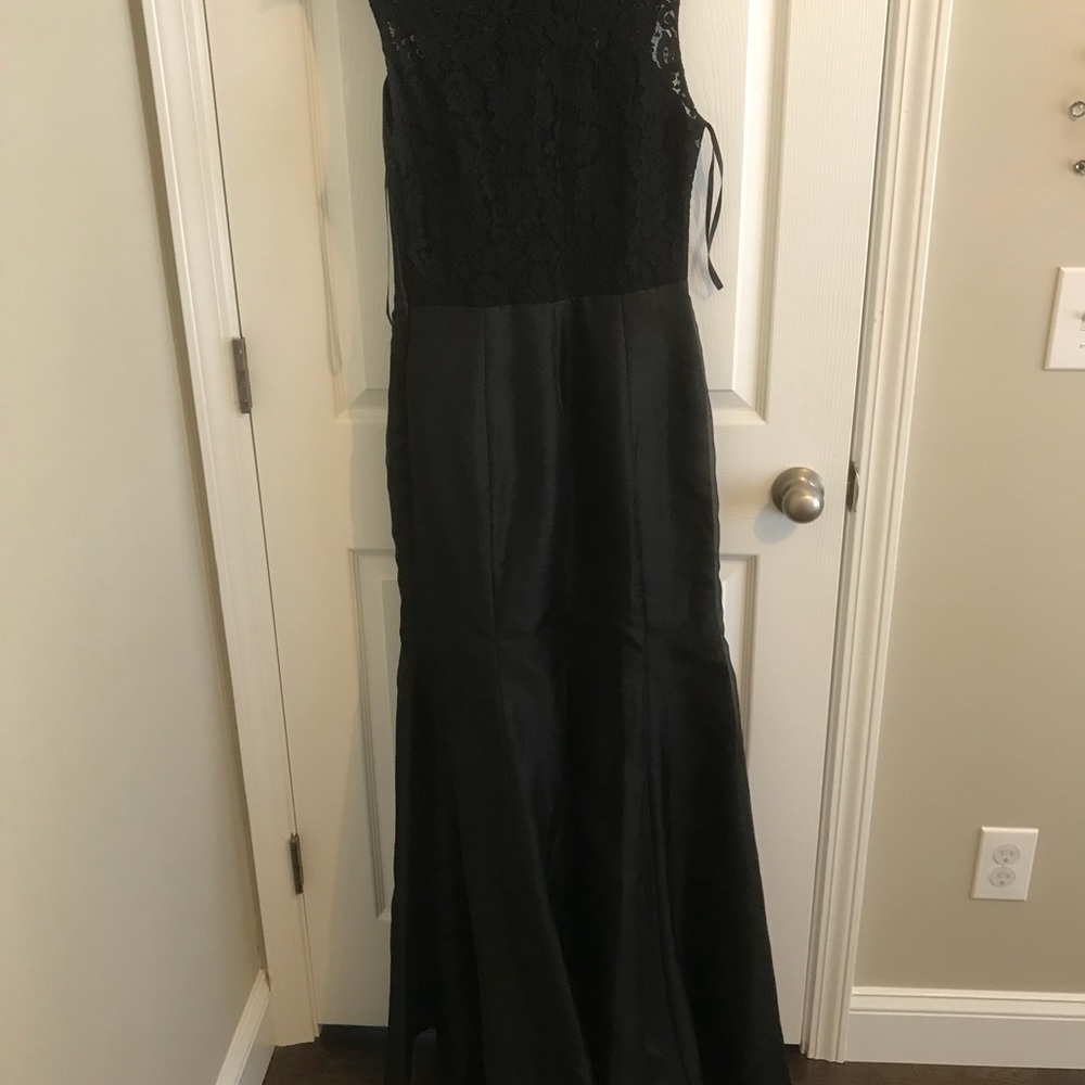 LAZARO NOIR BRIDESMAID/PROM DRESS SZ10 fits like 4 - Picture 3 of 5